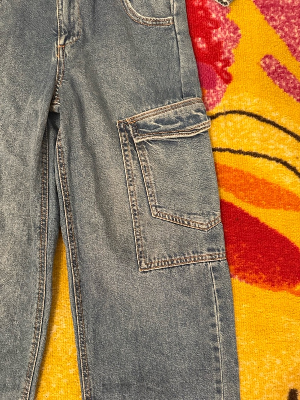 Zara Kids Denim Utility Jumpsuit - Picture 6 of 10
